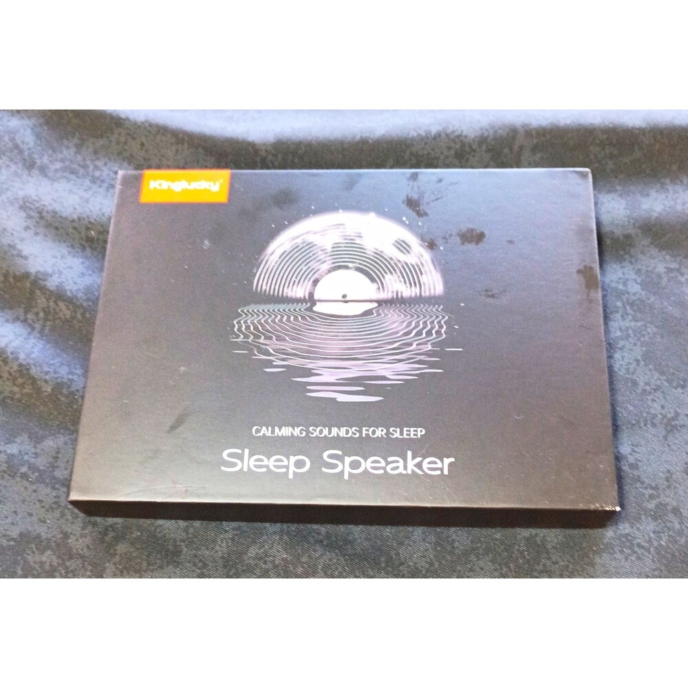 Kinglucky Sleep Speaker Calming Sounds for Sleep w/ USB Cable, Blue/Black